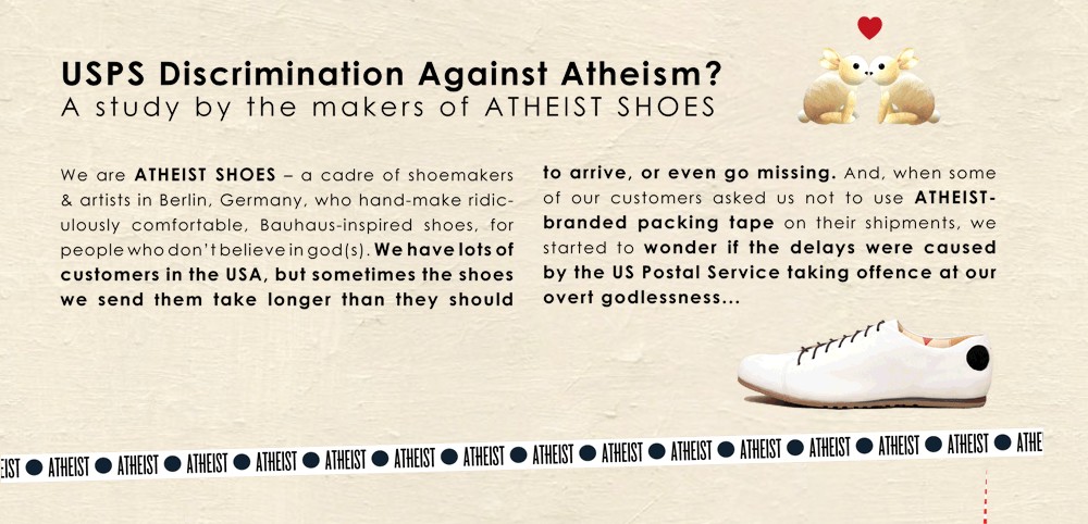 Courtesy of ATHEIST SHOES.