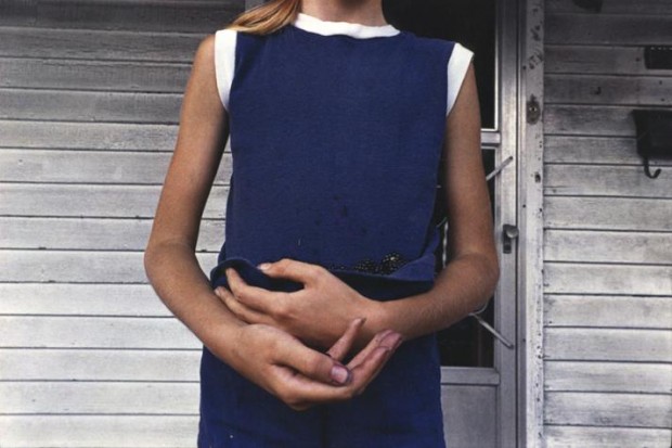 Girl Holding Blackberries, Wilkes Barre, PA, 1975. | Mark Cohen.
