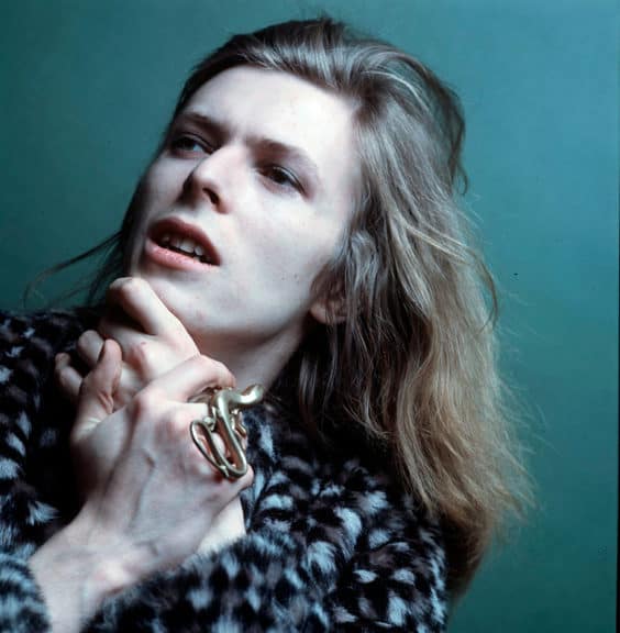 David Bowie, 1971. Photograph by Brian Ward. Courtesy of The David Bowie Archive